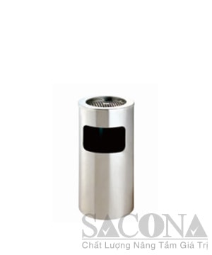 Thùng Rác Inox Tròn Có Lỗ