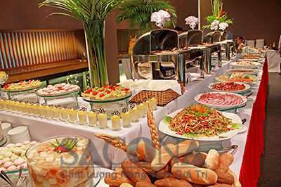 thiết bị dụng cụ tiệc buffet Sacona